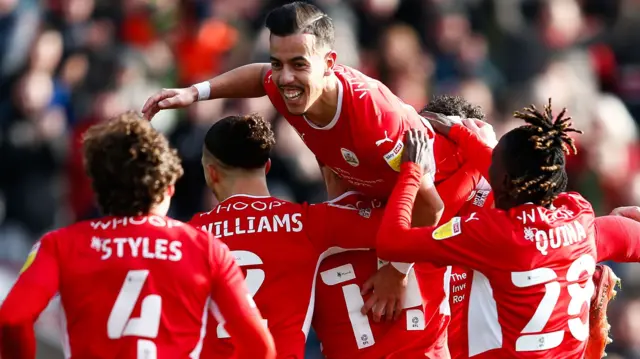 Barnsley celebrate