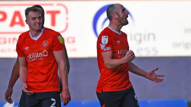 Luton celebrate