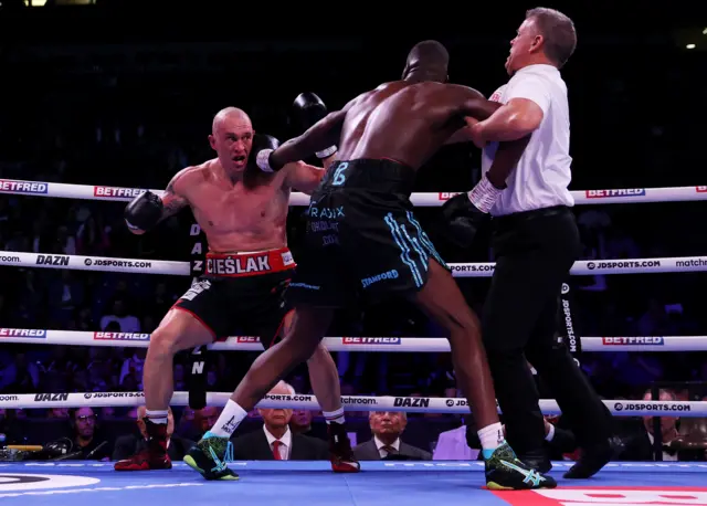 Okolie attacks