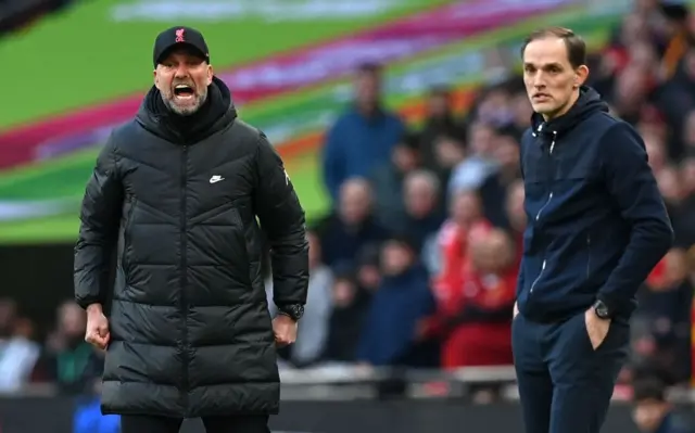 Jurgen Klopp and Thomas Tuchel