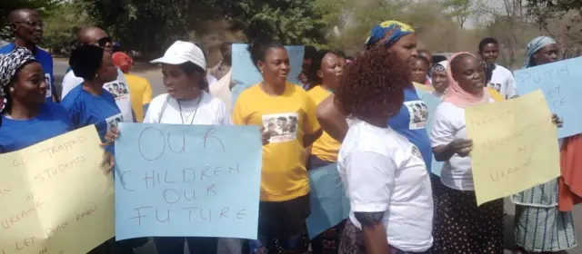 Nigerians protest in Abuja