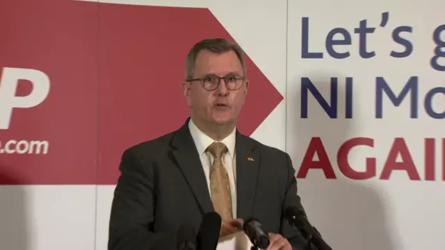 DUP leader Jeffrey Donaldson