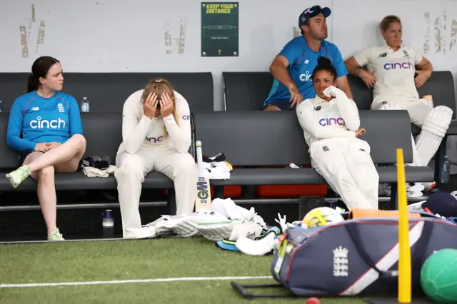 England bench