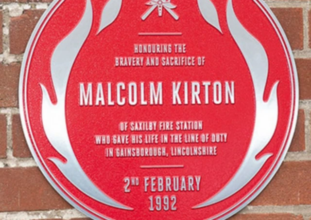 Plaque to Malcolm Kirton