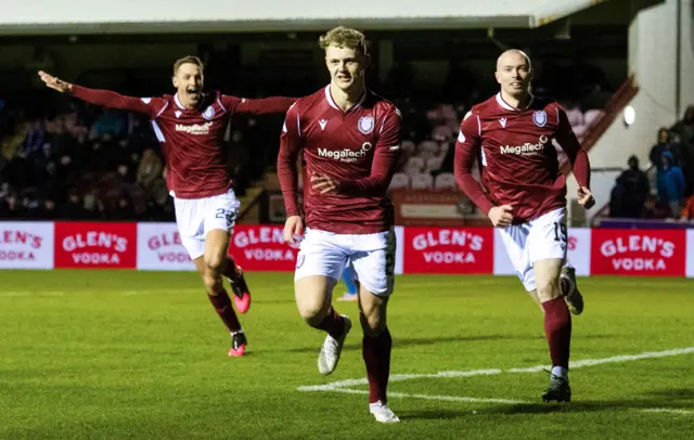 Jack Hamilton celebrates his winner