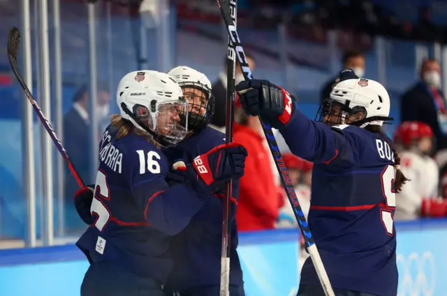 USA celebrate