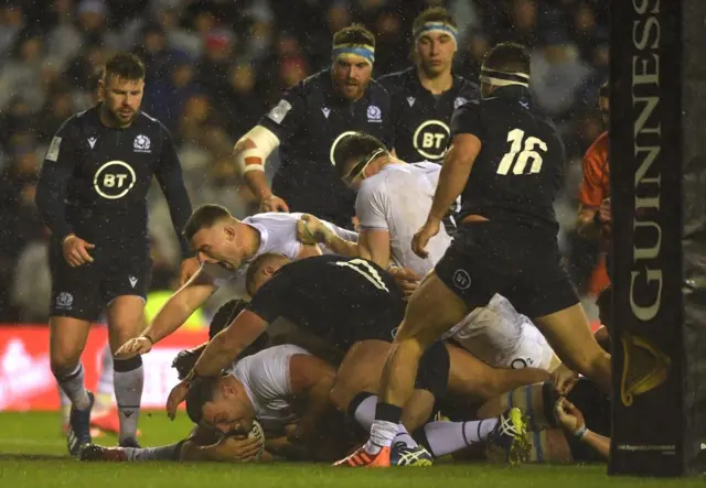 England were 13-6 winners at Murrayfield in 2020