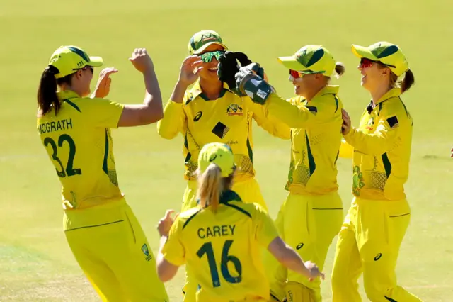 Australia celebrate