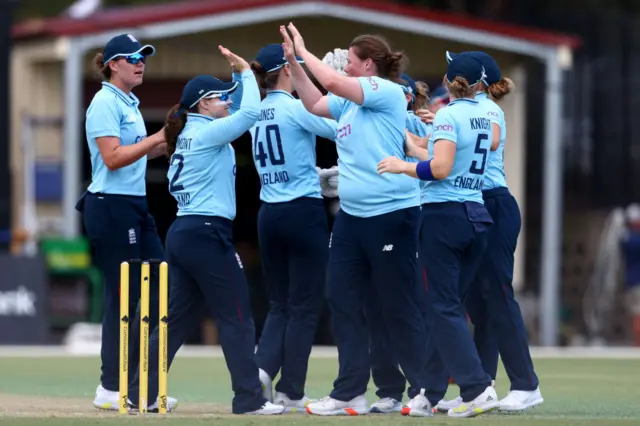 England celebrate