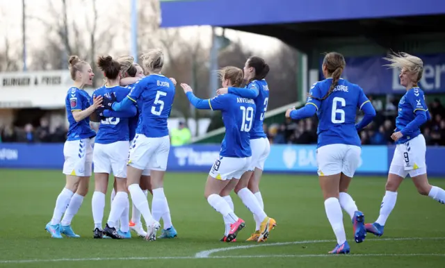 Everton celebrate