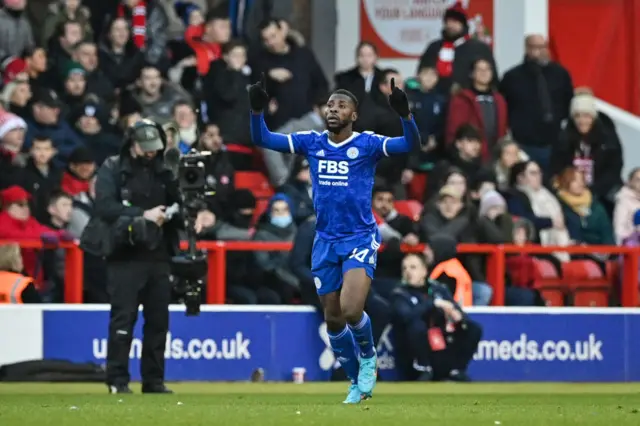 Kelechi Iheanacho scores for Leicester