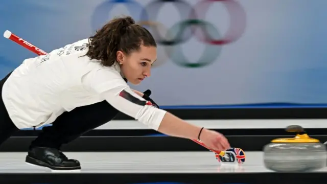 Mixed doubles curling - Nor 2-1 GB