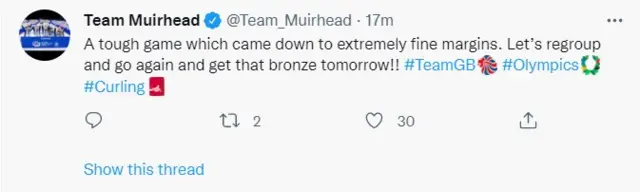 Muirhead tweet