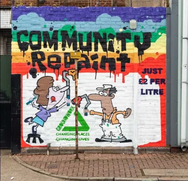 Community Repaint sign