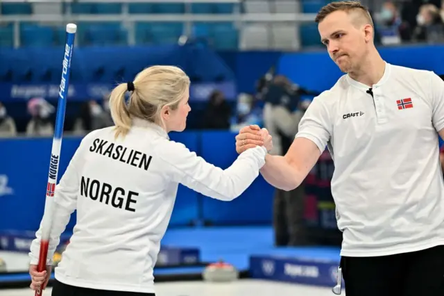 Kristin Skaslien and Magnus Nedregotten