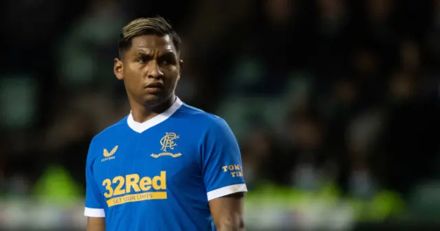 Rangers striker Alfredo Morelos