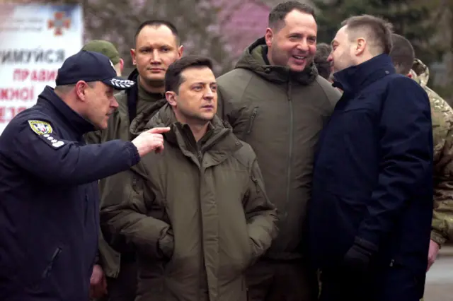 President Volodymyr Zelensky visited the Kherson region before the war broke out