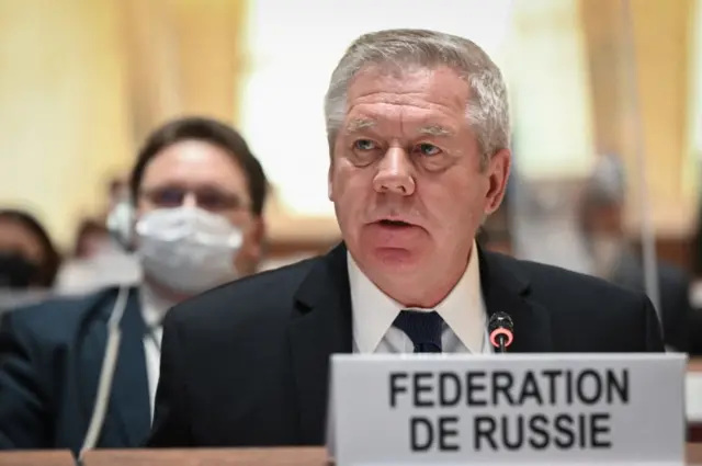 Gennady Gatilov, Russia's ambassador to the United Nations in Geneva