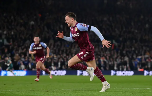 Matty Cash scores for Aston Villa