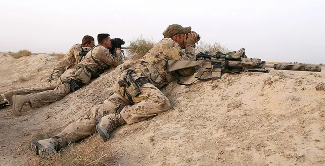 Canadian snipers in Afghanistan.