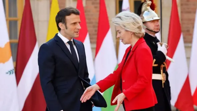 Macron and von der Leyen