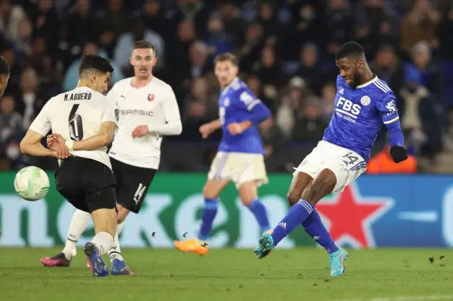 Kelechi Iheanacho scores