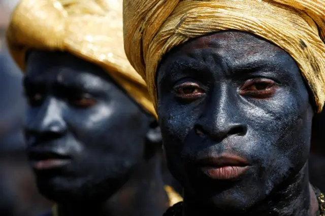 Performers in Abidjan