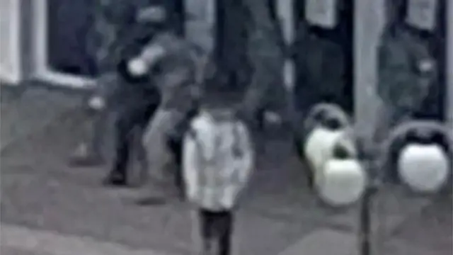 CCTV image from the video