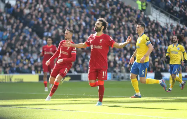 Mohamed Salah, Brighton, Liverpool