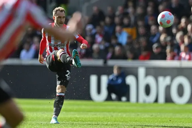 Christian Eriksen, Brentford, Burnley