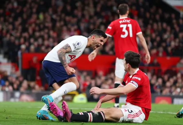 Harry Maguire, Christian Romero, Manchester United, Tottenham