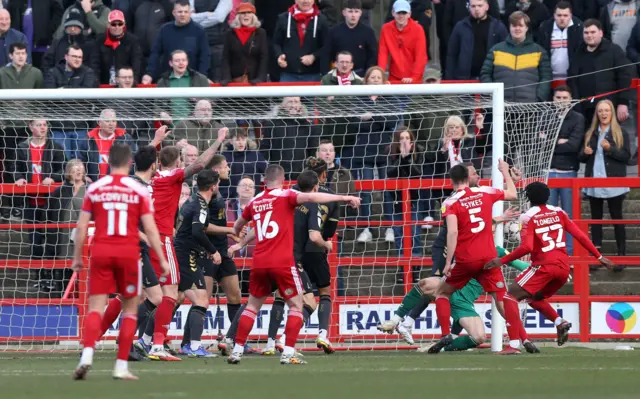 Accrington score against Charlton