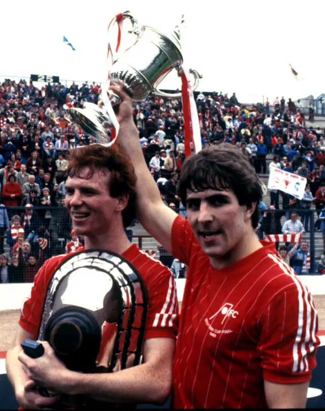 Mark McGhee lifted the Scottish Cup five times as a player