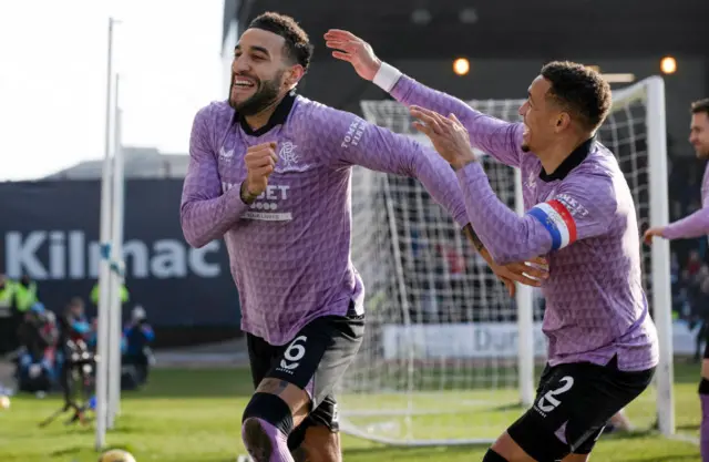 Connor Goldson and James Tavenier scored first-half goals