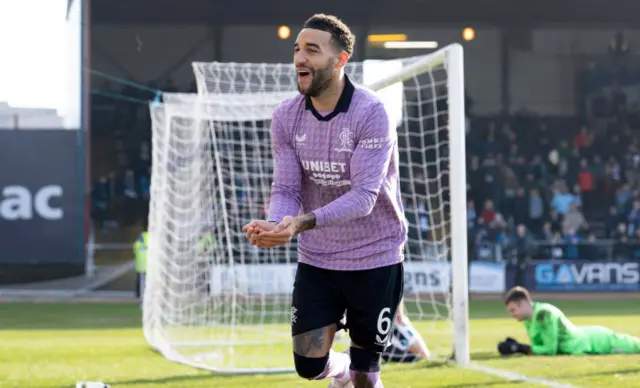 Connor Goldson celebrates his early breakthrough