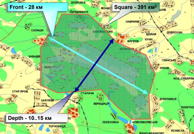 A Nato diagram shows the layout of the base