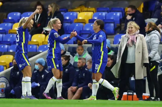 Chelsea Women celebrate