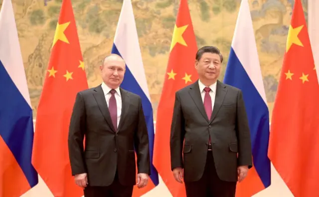 Vladimir Putin and Xi Jinping