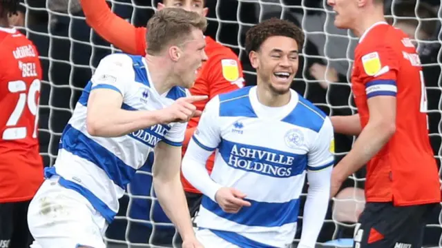 Rob Dickie celebrates