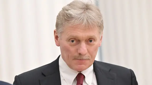 Kremlin spokesman Dmitry Peskov attends a joint news conference of Russian President Vladimir Putin and Belarusian President Alexander Lukashenko in Moscow