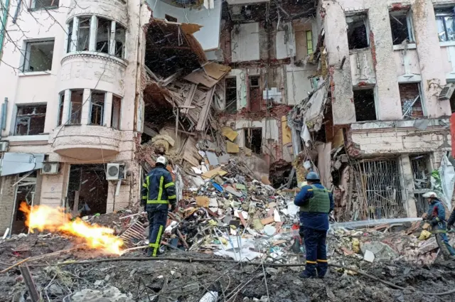 Site of Old Hem pub in Kharkiv