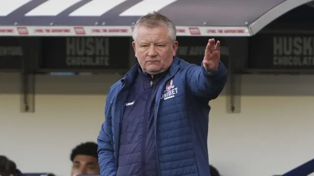 Middlesbrough manager Chris Wilder