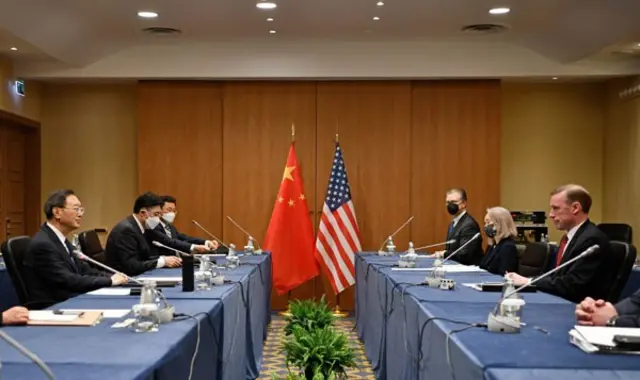 Meeting between China and US officials in Rome on 14 March 2022