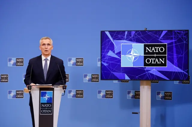 Nato's chief Jens Stoltenberg