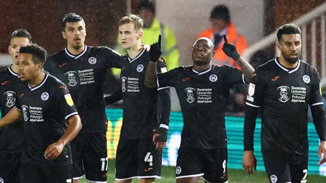 Swansea celebrate