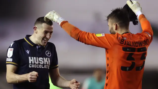 Millwall celebrate