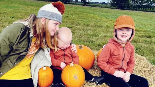 Amalia (left), Presley (centre) and Phoenix