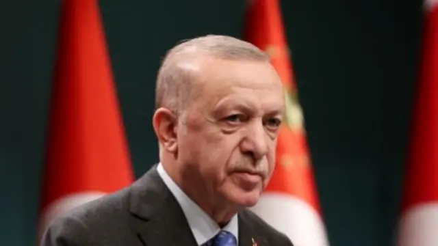 Turkish Turkish President Erdogan in Ankara 28 February 2022