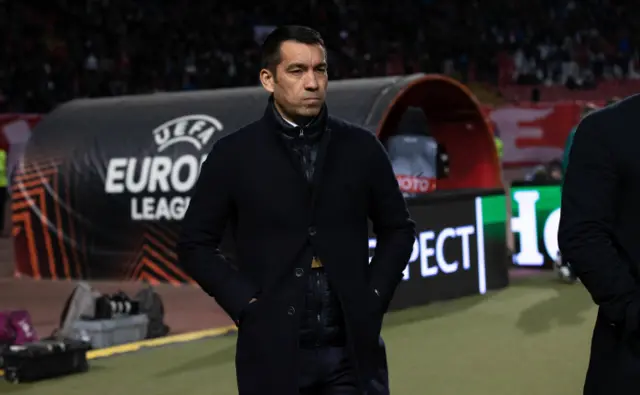 Rangers manager Giovanni van Bronckhorst