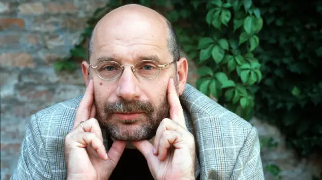 Boris Akunin, portrait, writer, Milan, Italy, 2000